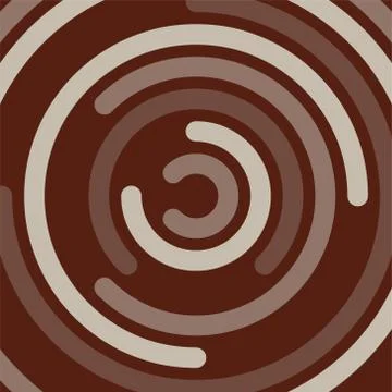 Vector abstract background of chocolate swirl 스톡 일러스트