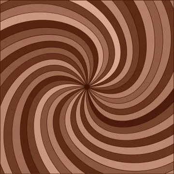 Vector abstract background of chocolate swirl Stock Illustration