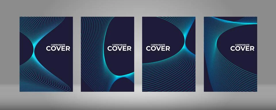 Vector abstract background with colored dynamic waves, lines. Wave flow. Stock Illustration