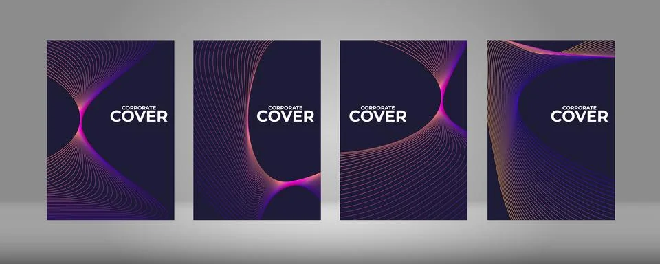 Vector abstract background with colored dynamic waves, lines. Wave flow. イラスト素材