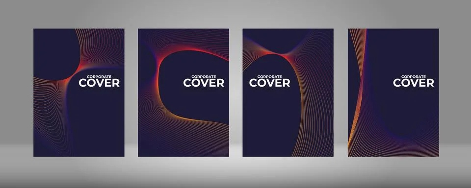 Vector abstract background with colored dynamic waves, lines. Wave flow. Stock Illustration