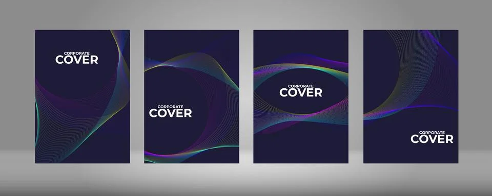 Vector abstract background with colored dynamic waves, lines. Wave flow. イラスト素材