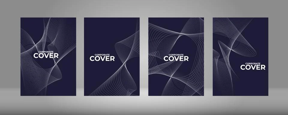 Vector abstract background with colored dynamic waves, lines. Wave flow. Stock Illustration