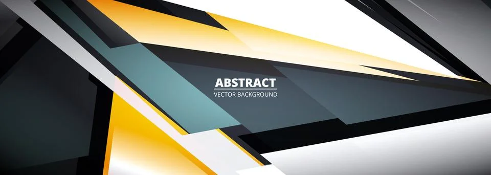 Vector abstract background with colored geometric shapes. Abstract tech modern イラスト素材