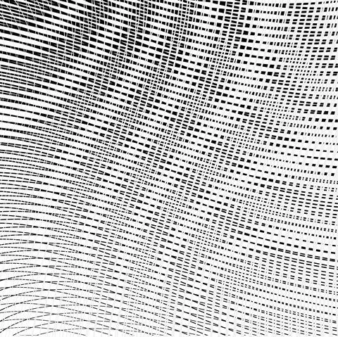 Vector abstract background with crossed stripes texture and moire effect. Stock Illustration