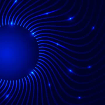 Vector abstract background with curves イラスト素材