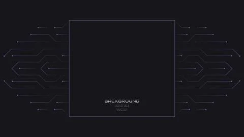 Vector abstract background of digital technology, future, cyberpunk. Illustrazione stock
