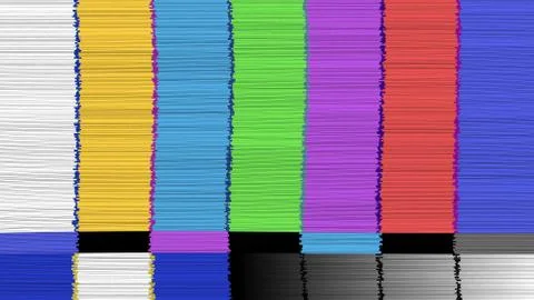 Vector abstract background Distorted glitch TV. Descendant network. Digilal No Stock-Illustration