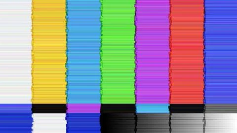 Vector abstract background Distorted glitch TV. Descendant network. Digilal No Stock-Illustration