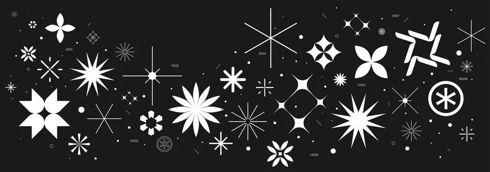 Vector abstract background with extraordinary graphic elements of different.. Stock Illustration