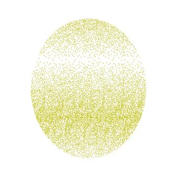 Vector abstract background in the form of an ellipse or egg dotted texture in Stock Illustration