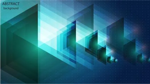 Vector abstract background in the form of volumetric transparent shapes. EPS  Stock Illustration