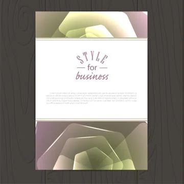 Vector abstract background with hexagonal flower Stock Illustration