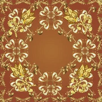 Vector. Abstract background. Illustration in beige, yellow and brown colors. Ori Stock Illustration