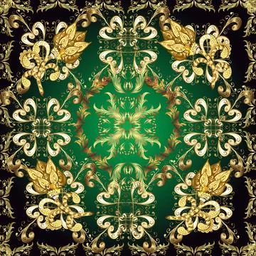 Vector. Abstract background with islamic ornament, arabic geometric texture. Lin Stock Illustration