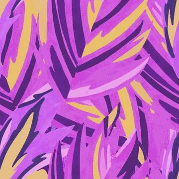 Vector abstract background with leaf pattern. Watercolor hand drawn texture with Illustrazione stock