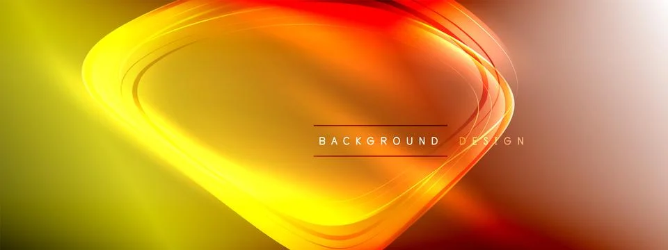 Vector abstract background - liquid transparent bubble shapes on fluid gradient Stock Illustration
