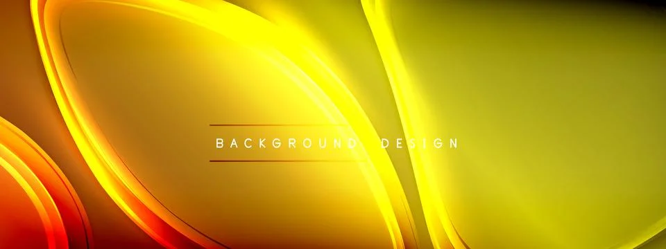Vector abstract background - liquid transparent bubble shapes on fluid gradient Stock Illustration