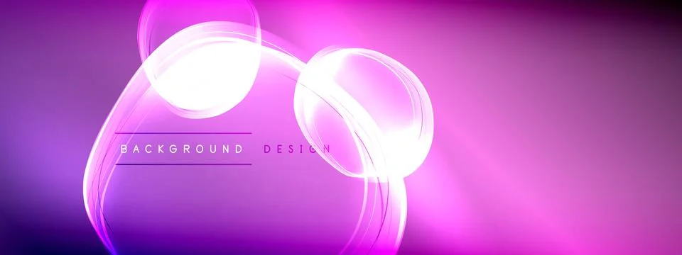Vector abstract background - liquid transparent bubble shapes on fluid gradient Illustrazione stock