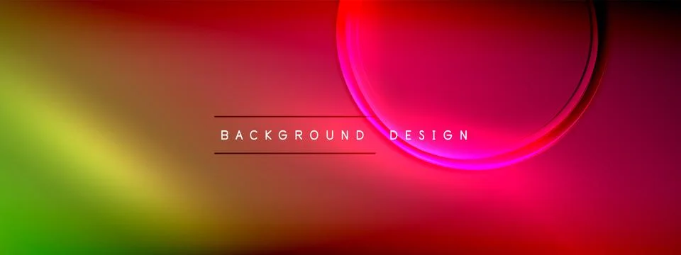 Vector abstract background - liquid transparent bubble shapes on fluid gradient Stock Illustration