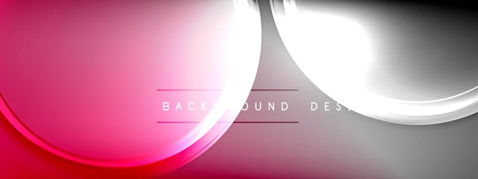 Vector abstract background - liquid transparent bubble shapes on fluid gradient Ilustración de archivo