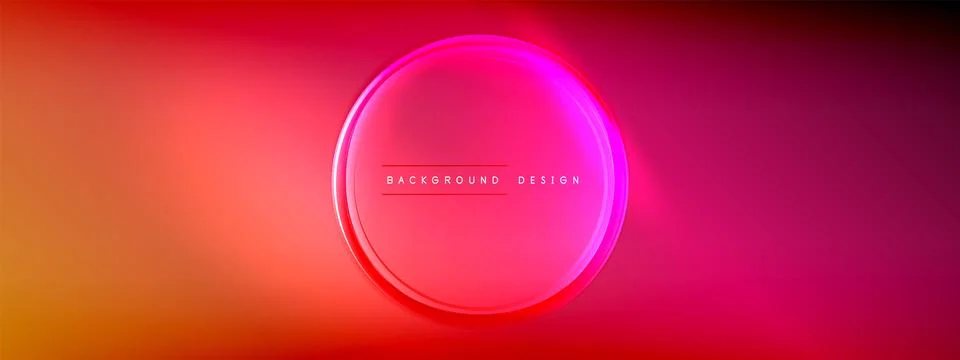 Vector abstract background - liquid transparent bubble shapes on fluid gradient 스톡 일러스트