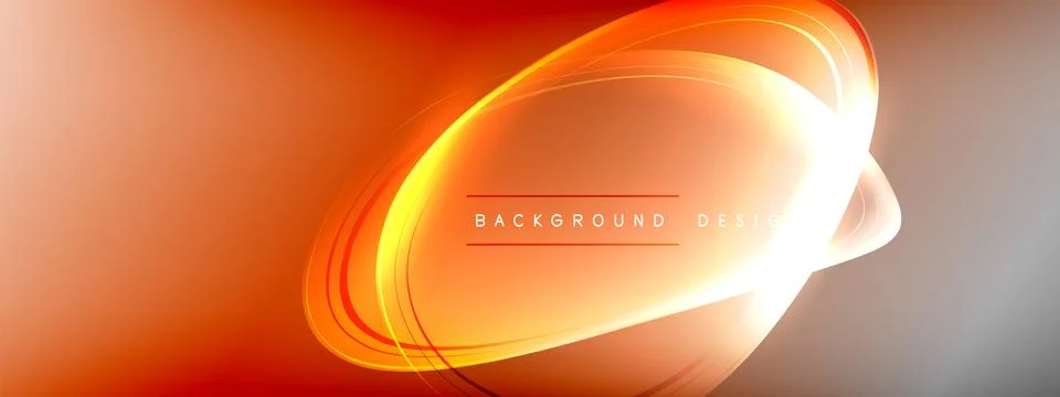 Vector abstract background - liquid transparent bubble shapes on fluid gradient 스톡 일러스트