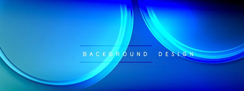 Vector abstract background - liquid transparent bubble shapes on fluid gradient Illustrazione stock