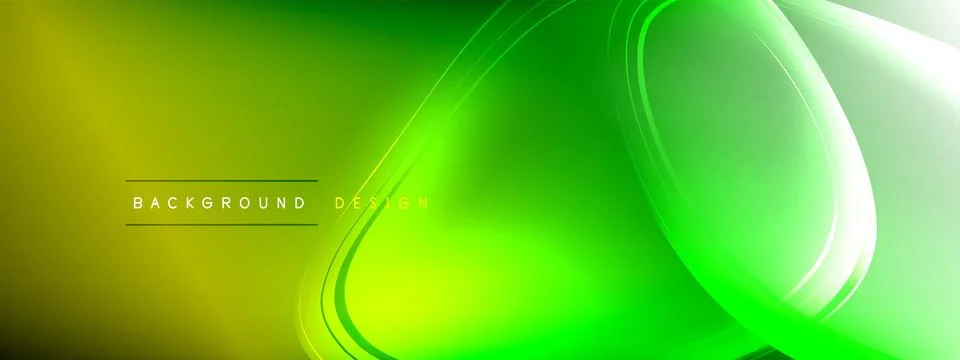 Vector abstract background - liquid transparent bubble shapes on fluid gradient 스톡 일러스트