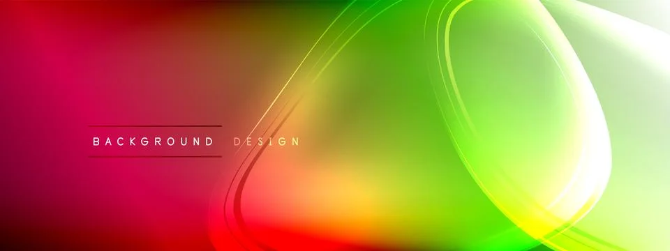 Vector abstract background - liquid transparent bubble shapes on fluid gradient Illustrazione stock