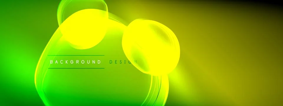 Vector abstract background - liquid transparent bubble shapes on fluid gradient Ilustración de archivo
