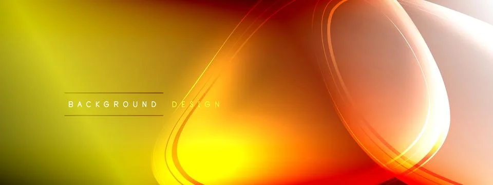 Vector abstract background - liquid transparent bubble shapes on fluid gradient 스톡 일러스트