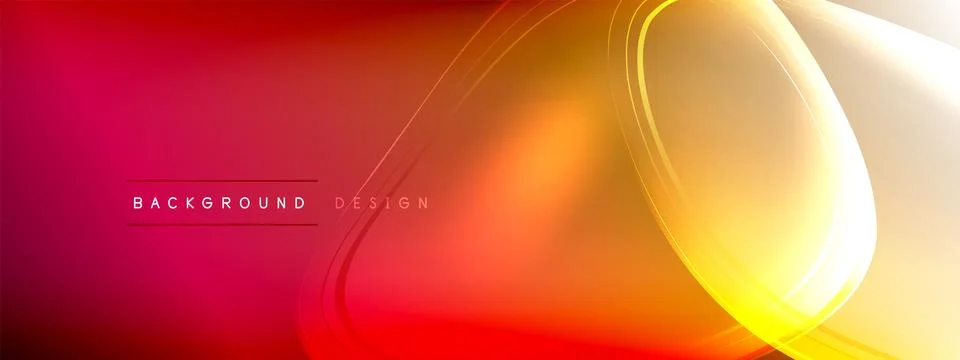 Vector abstract background - liquid transparent bubble shapes on fluid gradient Illustrazione stock