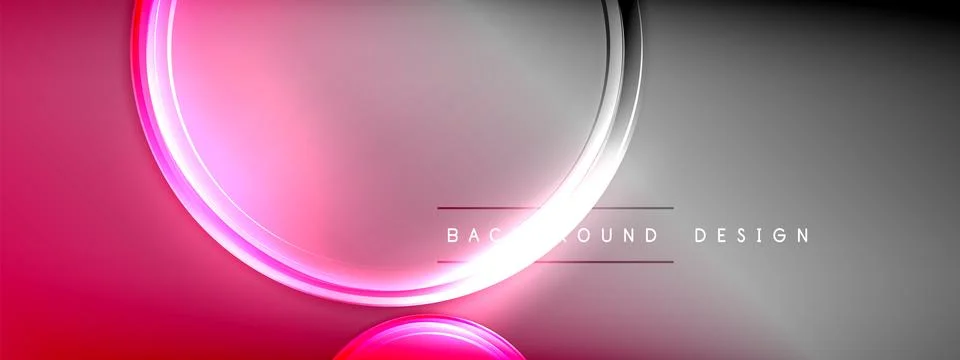 Vector abstract background - liquid transparent bubble shapes on fluid gradient Illustrazione stock