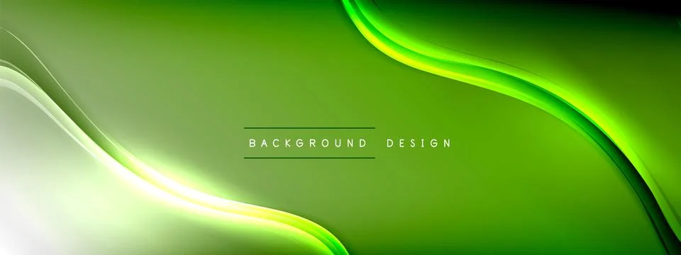Vector abstract background - liquid transparent bubble shapes on fluid gradient Stock Illustration