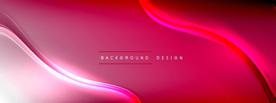 Vector abstract background - liquid transparent bubble shapes on fluid gradient Stock Illustration