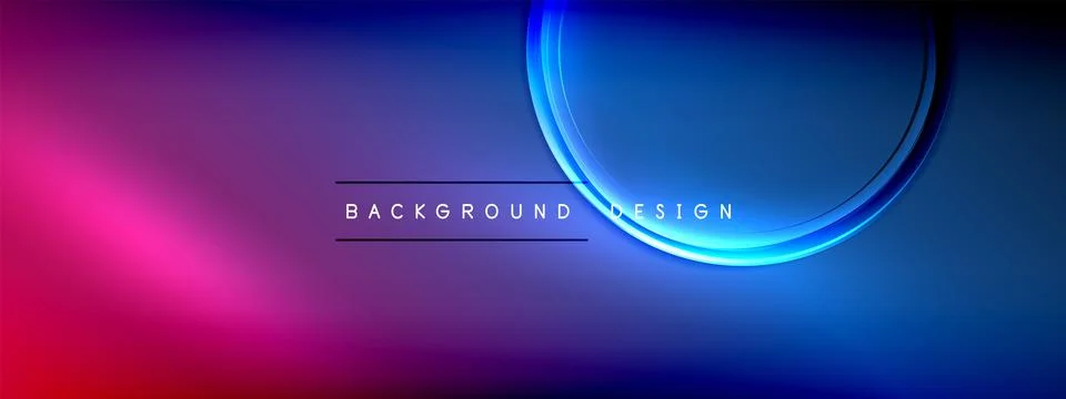 Vector abstract background - liquid transparent bubble shapes on fluid gradient Illustrazione stock