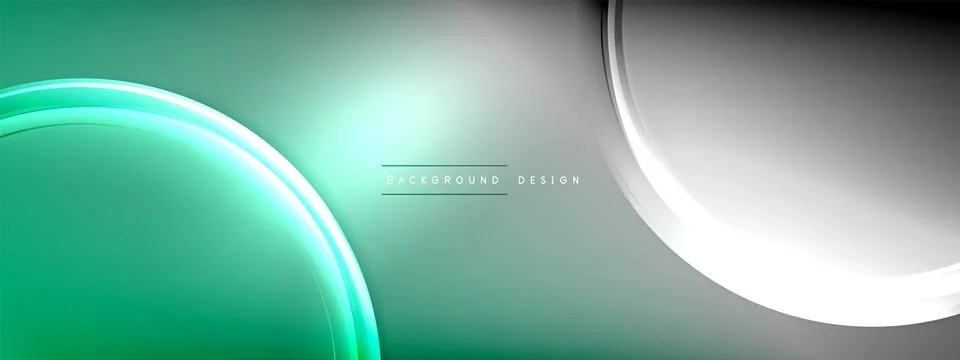 Vector abstract background - liquid transparent bubble shapes on fluid gradient Illustrazione stock