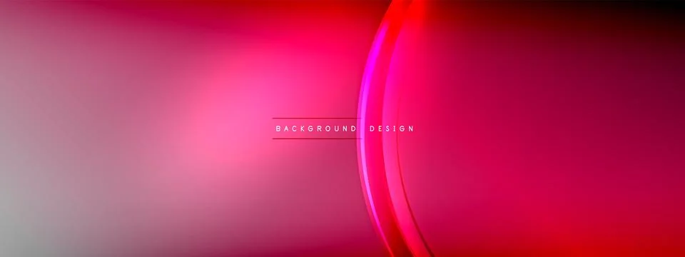 Vector abstract background - liquid transparent bubble shapes on fluid gradient Stock Illustration
