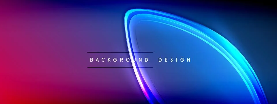 Vector abstract background - liquid transparent bubble shapes on fluid gradient Illustrazione stock