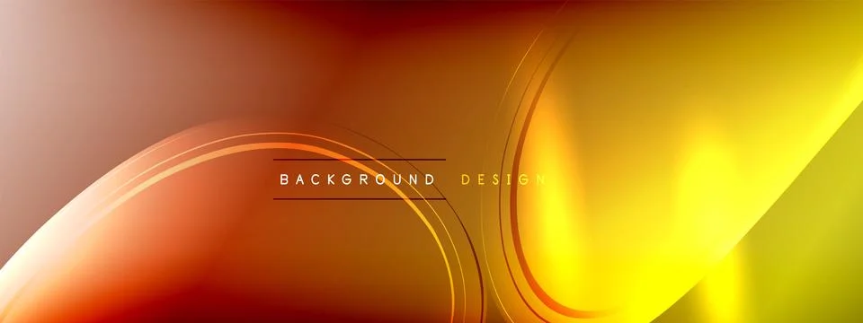 Vector abstract background - liquid transparent bubble shapes on fluid gradient Ilustración de archivo