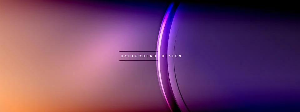 Vector abstract background - liquid transparent bubble shapes on fluid gradient Ilustración de archivo