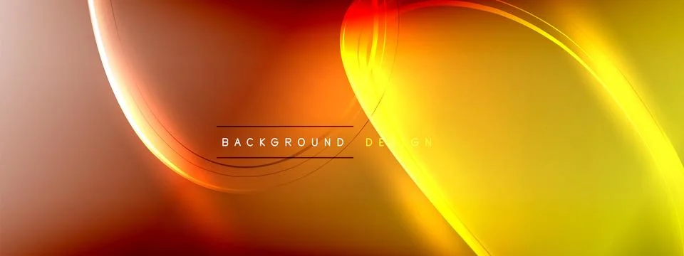 Vector abstract background - liquid transparent bubble shapes on fluid gradient Illustrazione stock