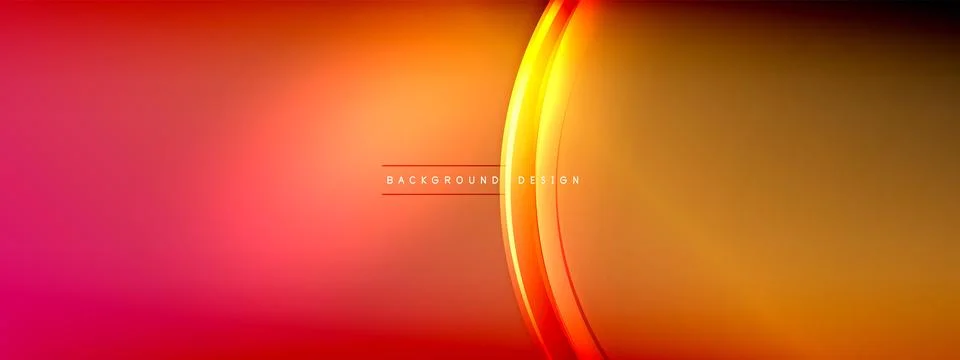 Vector abstract background - liquid transparent bubble shapes on fluid gradient Stock Illustration