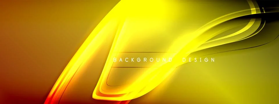 Vector abstract background - liquid transparent bubble shapes on fluid gradient Stock Illustration
