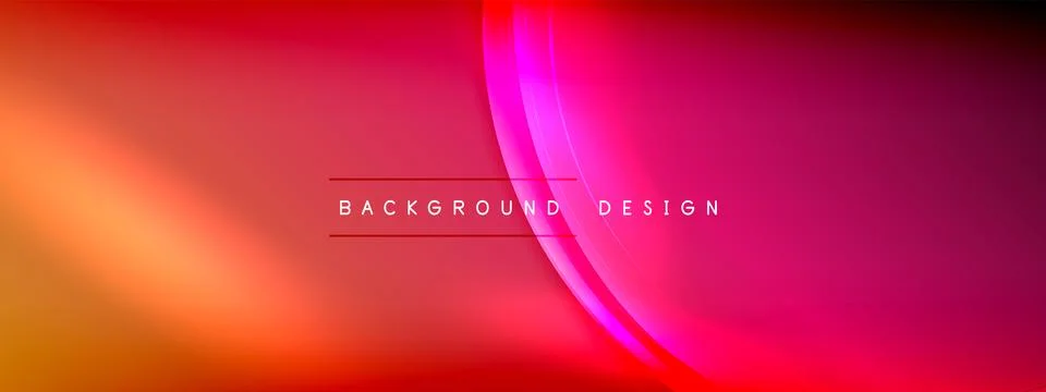 Vector abstract background - liquid transparent bubble shapes on fluid gradient Stock Illustration