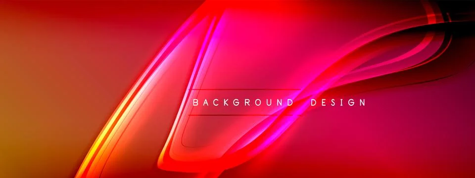 Vector abstract background - liquid transparent bubble shapes on fluid gradient 스톡 일러스트