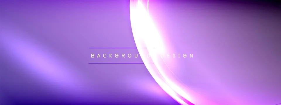 Vector abstract background - liquid transparent bubble shapes on fluid gradient Stock Illustration