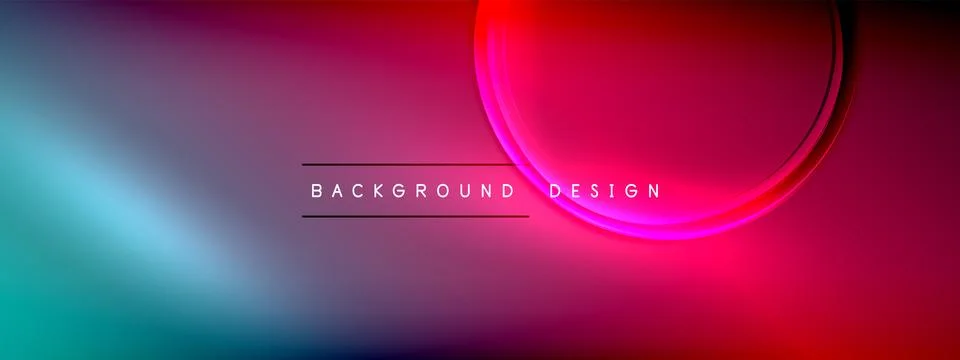 Vector abstract background - liquid transparent bubble shapes on fluid gradient Stock Illustration