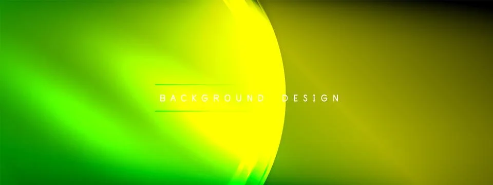 Vector abstract background - liquid transparent bubble shapes on fluid gradient Stock Illustration